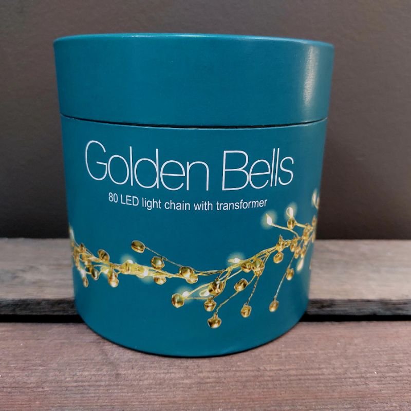 Garland Lights - Golden Bells - Plug In | Christmas | Christmas Lights | The Elms