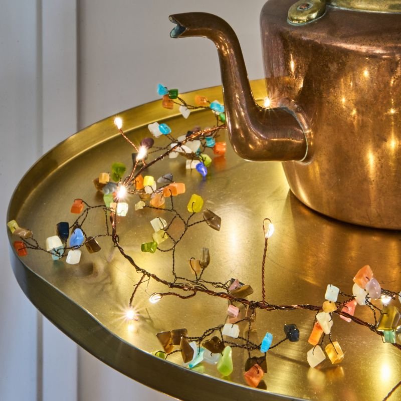 60 Garland Lights - Gemstone - Plug In | Christmas | Christmas Lights | The Elms