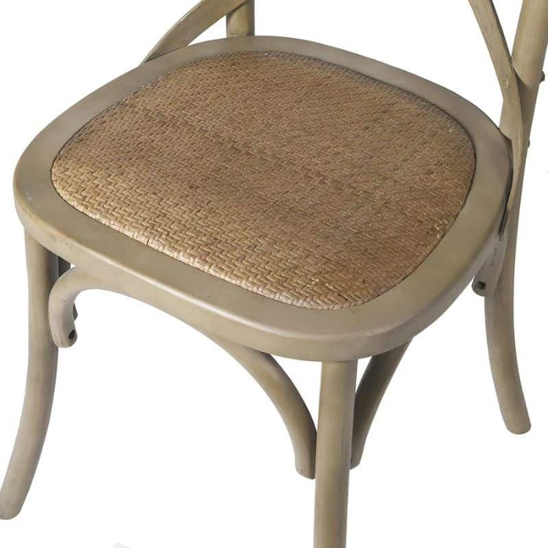 French Grey X Back Dining Chair | Dining Room | Dining Chairs | The Elms