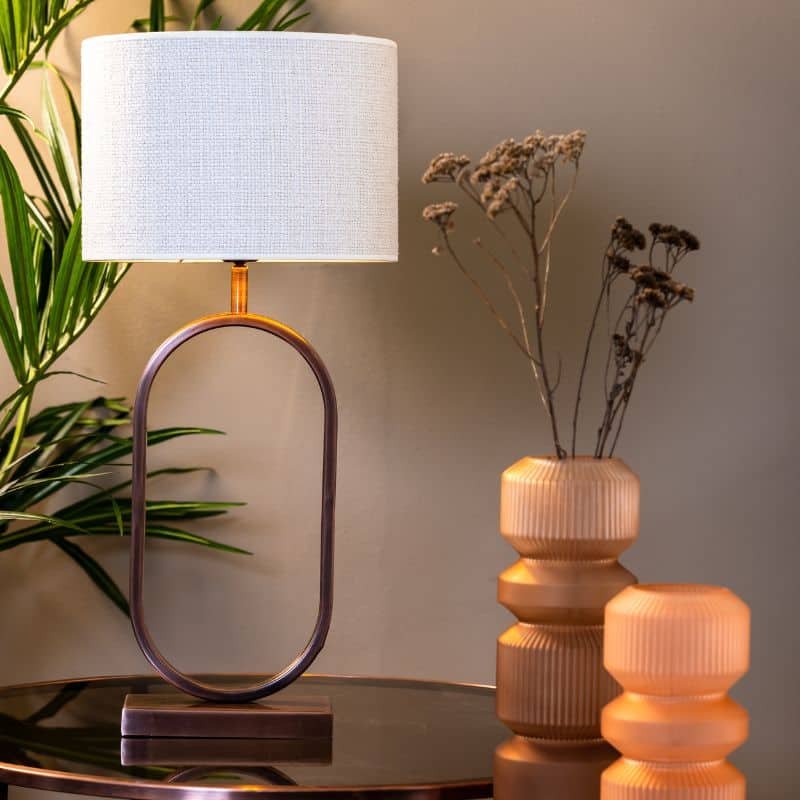 Saverna Cylinder Lamp Shade - Egg White - 30cm | Lighting Accessories | Lamp Shades | The Elms