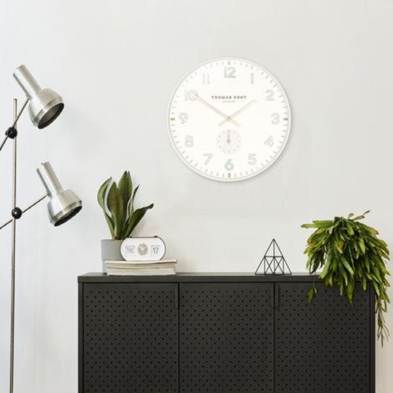 Architect Wall Clock - Salt - 16 inch | Decorative Accessories | Clocks | The Elms