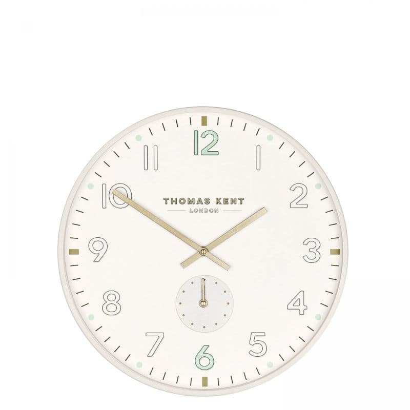 Architect Wall Clock - Salt - 16 inch | Decorative Accessories | Clocks | The Elms