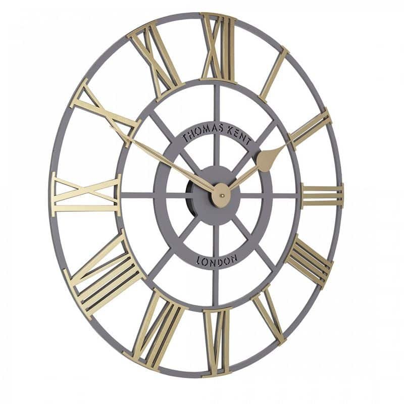 Evening Star Wall Clock - Brass - 24 inch | Decorative Accessories | Clocks | The Elms
