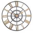 Wharf Grand Wall Clock - Pickled Oak - 22 inch | Decorative Accessories | Clocks | The Elms