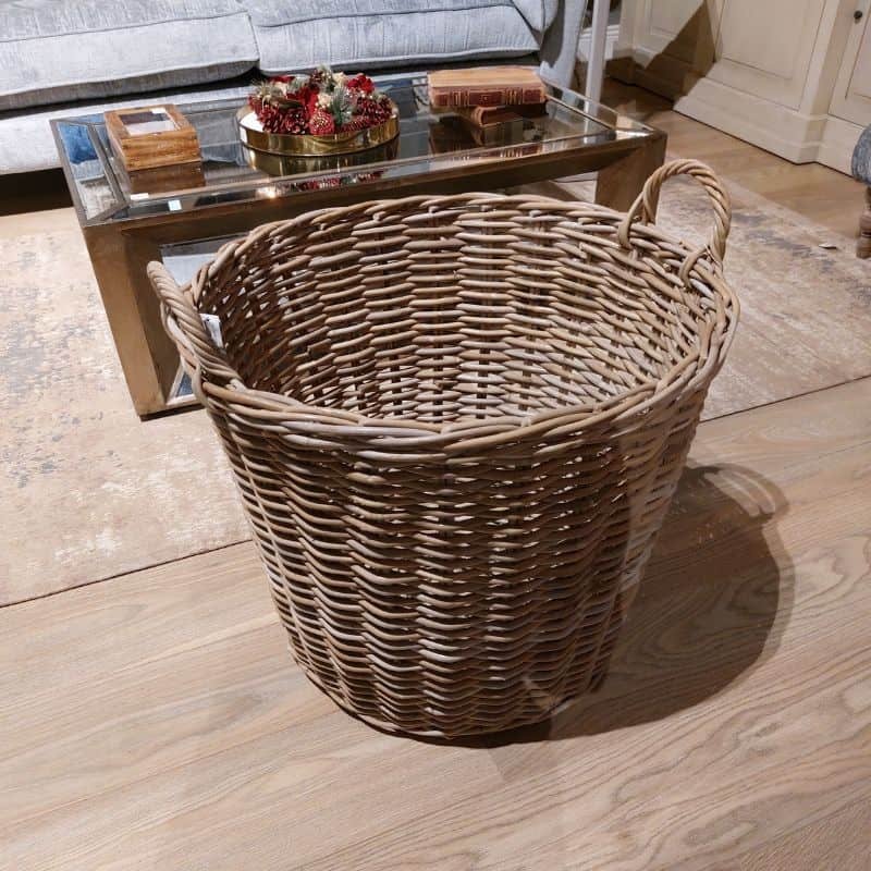 Kubu Basket - Round - Large | Boxes & Baskets | Baskets | The Elms