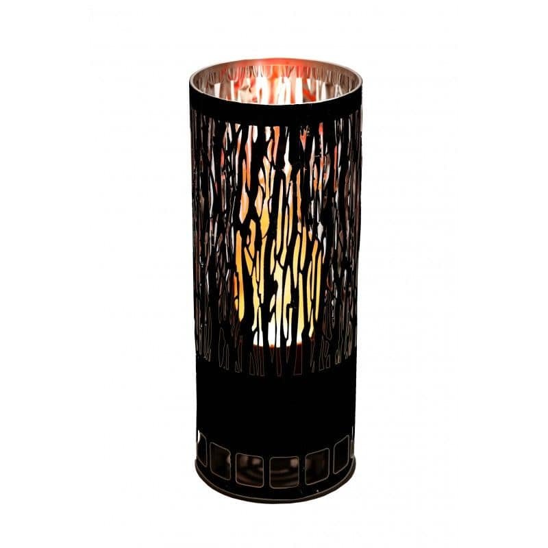 Vine Brazier - Red Flame/Black Shade - Plug in - 30cm | Christmas | Christmas Lights | The Elms
