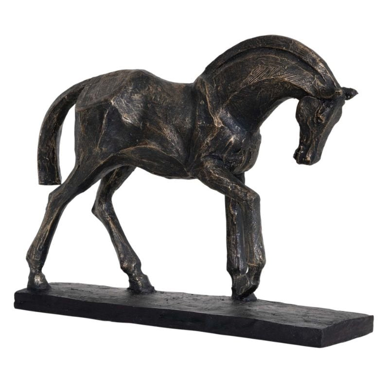 Cubist Horse Sculpture In Bronze | Sculptures & Ornaments | Sculptures | The Elms