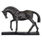 Cubist Horse Sculpture In Bronze | Sculptures & Ornaments | Sculptures | The Elms
