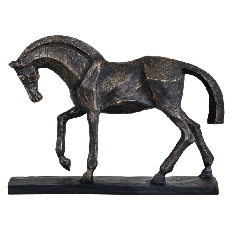 Cubist Horse Sculpture In Bronze | Sculptures & Ornaments | Sculptures | The Elms