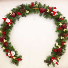 Festive Unlit Garland - 9ft | Christmas | Christmas Wreaths & Garlands | The Elms