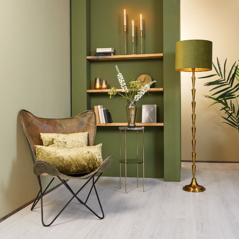 Butia Antique Bronze Floor Lamp - 134.5cm | Lamps | Floor Lamps | The Elms