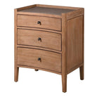Kingham 3 Drawer Bedside Table - 55cm x 73cm | Bedroom | Bedside Tables | The Elms