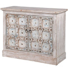 Pujol 2 Door Low Cabinet - 40cm x 96cm x 80cm | Living Room | Sideboards | The Elms
