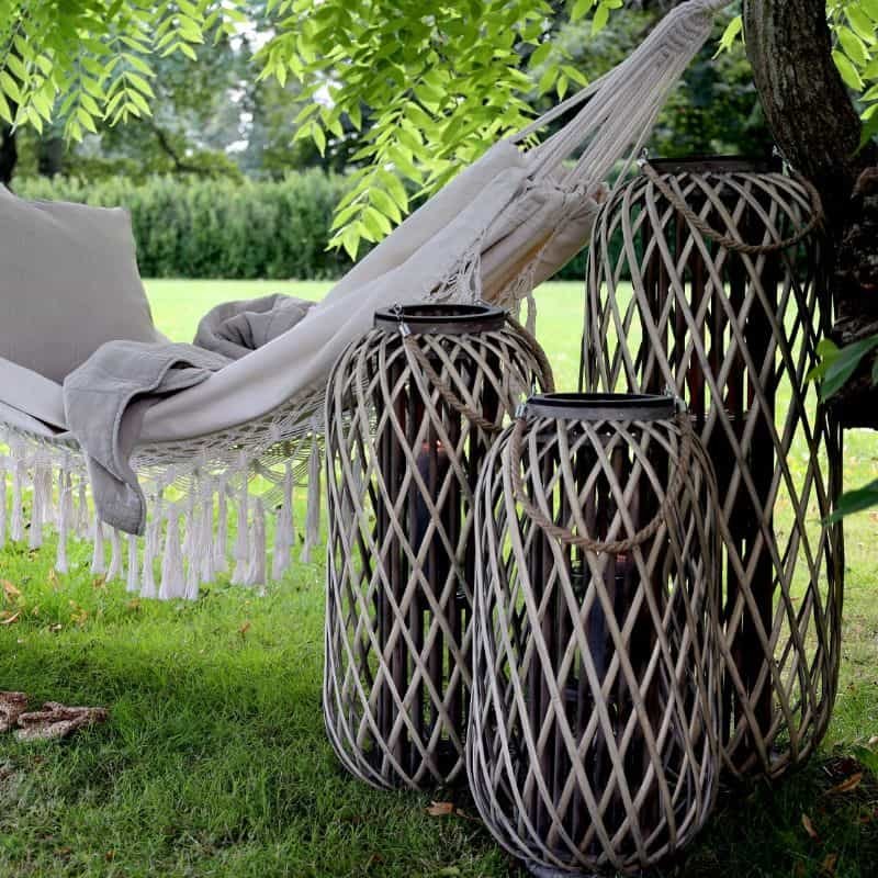 Braided Lantern - 60cm | Garden Lighting | Lanterns | The Elms