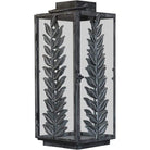 Lantern with Leaf Decor - 51cm | Garden Lighting | Lanterns | The Elms