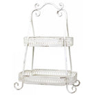 Etagere with Decor Edge - Antique Cream - 25.5cm x 54cm | Art | Decorative Objects | The Elms