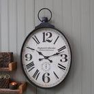 Wall Clock - Black - 19 inch x 30 inch | Decorative Accessories | Clocks | The Elms