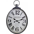 Wall Clock - Black - 19 inch x 30 inch | Decorative Accessories | Clocks | The Elms