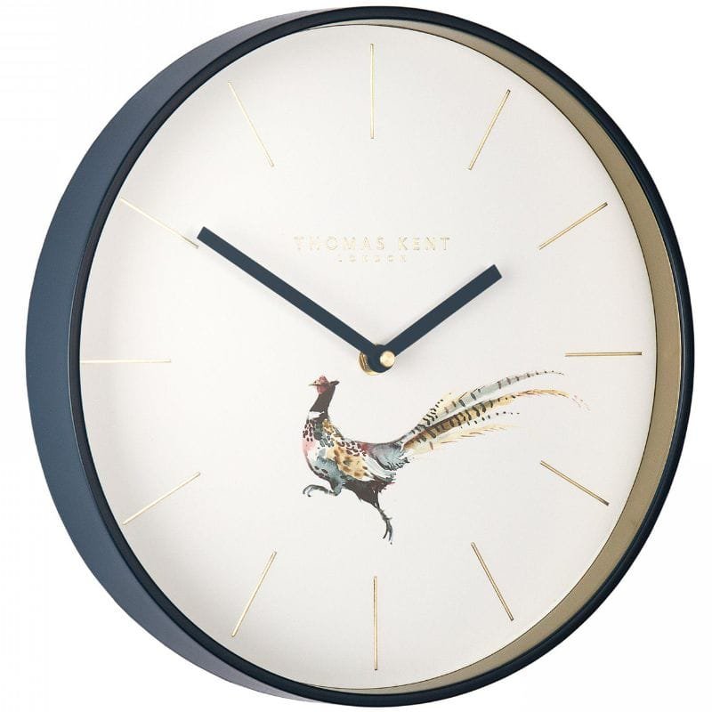 Woodland Pheasant Wall Clock - 12 inch | Decorative Accessories | Clocks | The Elms