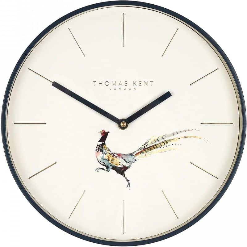 Woodland Pheasant Wall Clock - 12 inch | Decorative Accessories | Clocks | The Elms