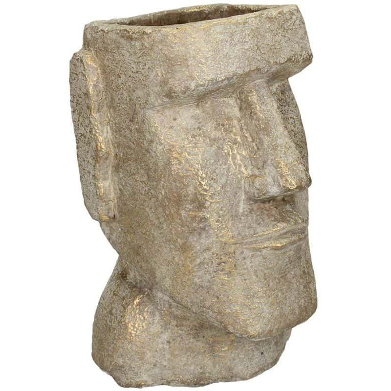 Easter Island Head Planter - 23cm | Decorative Accessories | Vases | The Elms