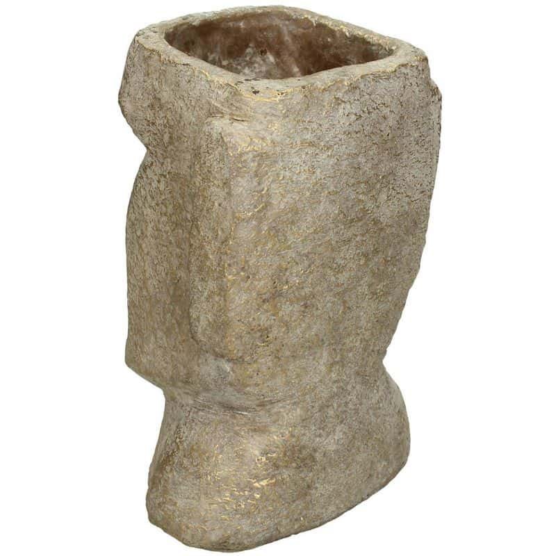 Easter Island Head Planter - 23cm | Decorative Accessories | Vases | The Elms