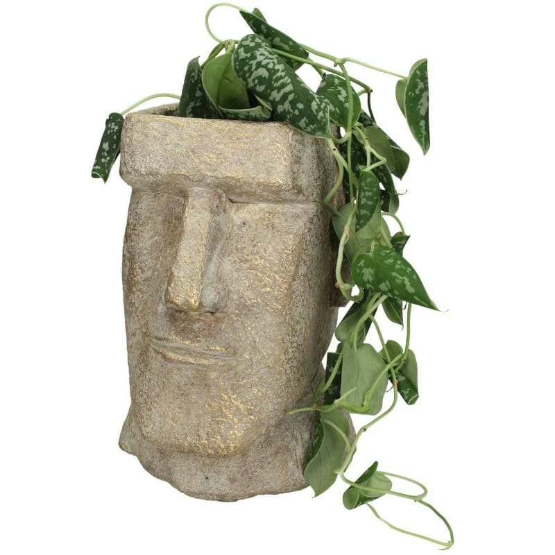 Easter Island Head Planter - 23cm | Decorative Accessories | Vases | The Elms