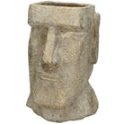 Easter Island Head Planter - 23cm | Decorative Accessories | Vases | The Elms