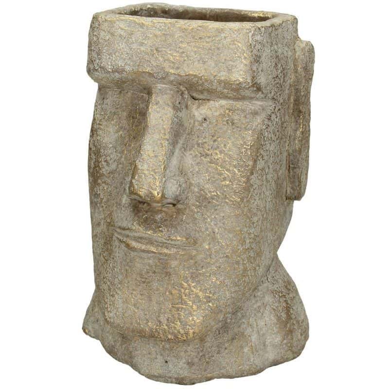 Easter Island Head Planter - 23cm | Decorative Accessories | Vases | The Elms