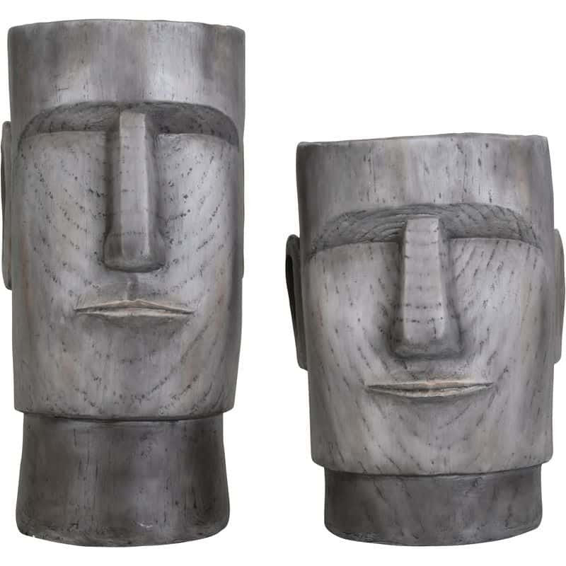 Easter Island Head Planter - 46.2cm | Decorative Accessories | Vases | The Elms