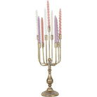 Rustic Gold 9 Candle Candelabra - 73cm | Lighting Accessories | Candleholders | The Elms