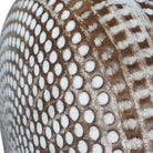 Chariot Round Ceramic Lamp Base with Shade - 65cm | Lamps | Table Lamps | The Elms