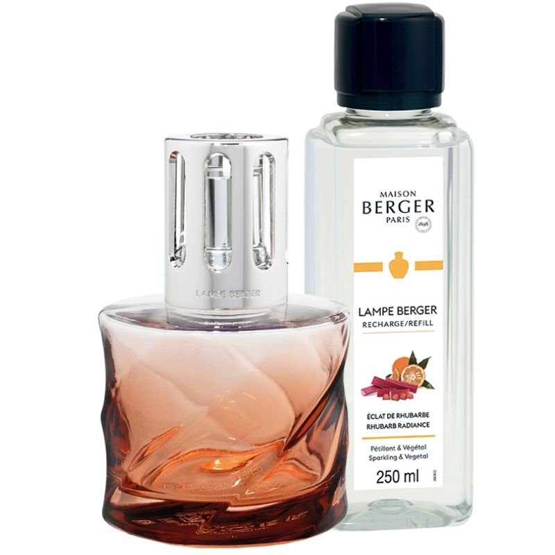 Amber-Pink Spiral Lampe Berger Gift Pack | Gifts | Fragrances Gifts | The Elms