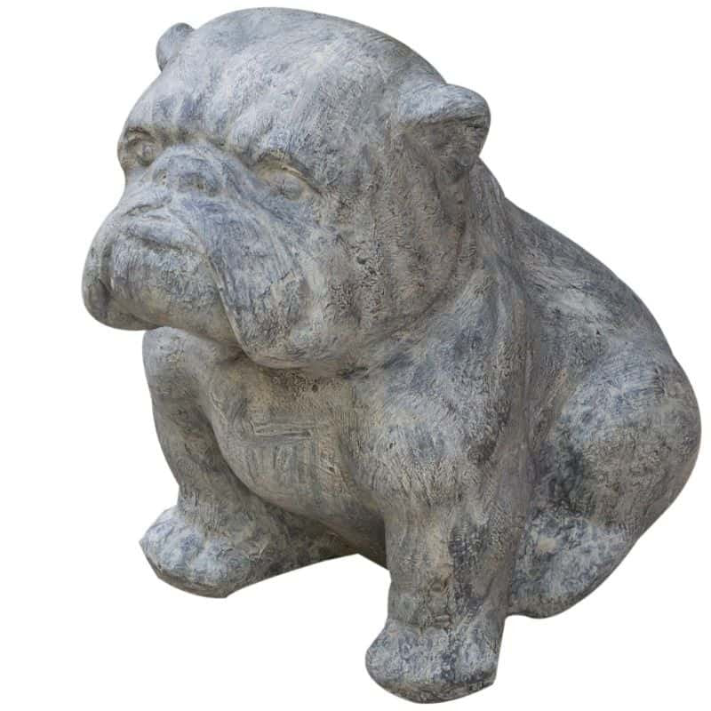 GlassStone Small Bulldog - 42cm | Art | Decorative Objects | The Elms
