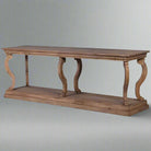 Reclaimed Oak Console Table - 250cm x 60cm x 86cm | Living Room | Console Tables | The Elms