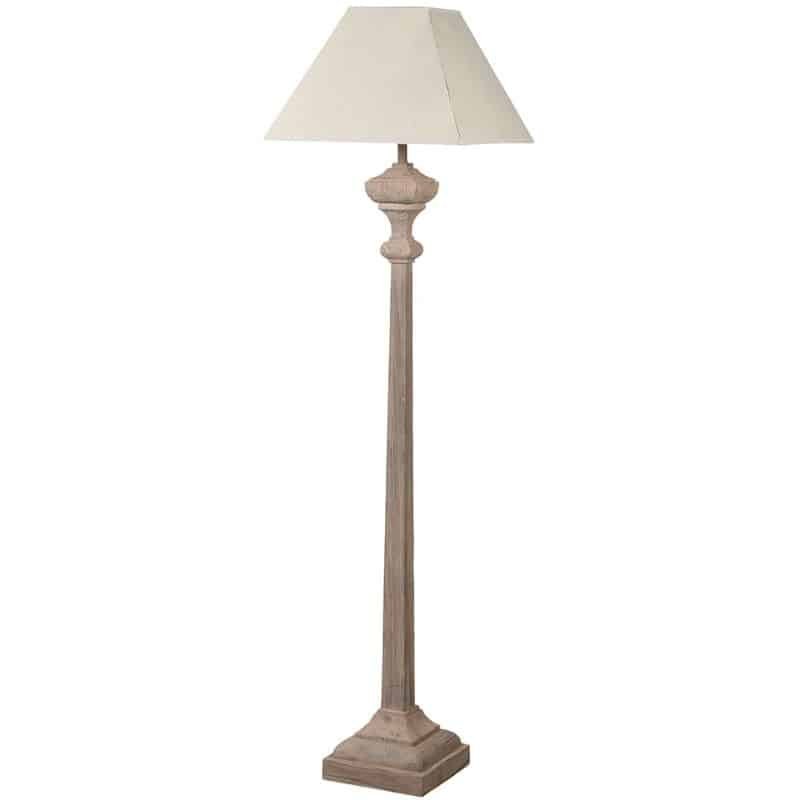 Slim Wooden Floor Lamp - 165cm | Lamps | Floor Lamps | The Elms