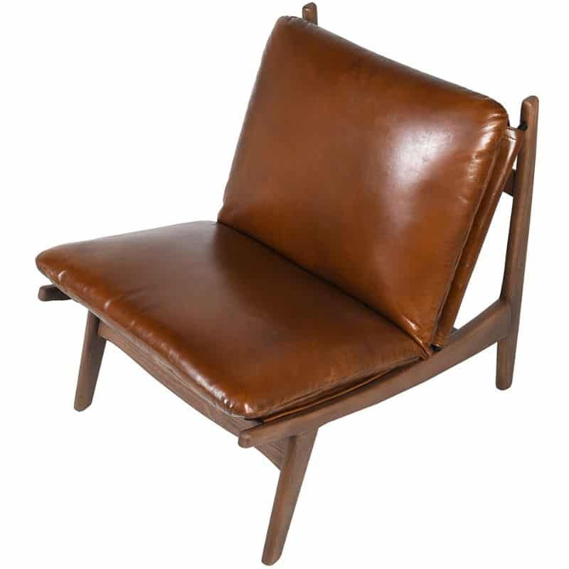 Milan Vintage Leather Club Chair | Living Room | Armchairs | The Elms