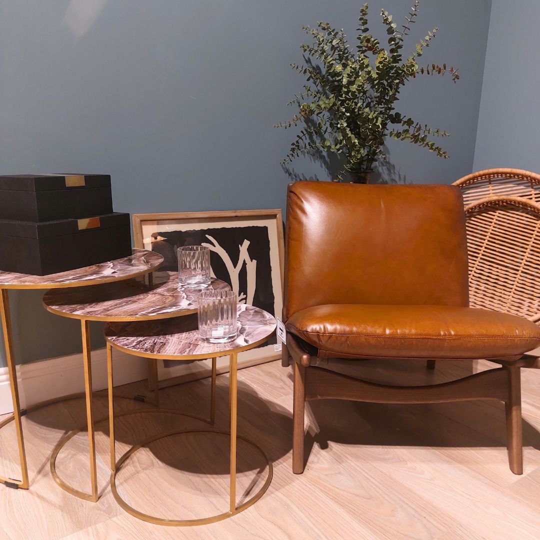 Milan Vintage Leather Club Chair | Living Room | Armchairs | The Elms