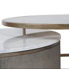 Belvedere Aged Gold Coffee Table - Set of 2 | Living Room | Coffee Tables | The Elms