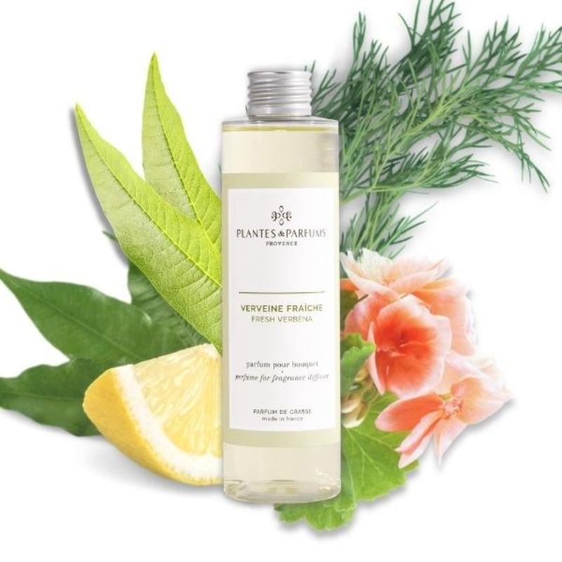 Plantes & Parfums Diffuser Refill - Fresh Verbena - 200ml | Candles & Diffusers | Diffusers | The Elms