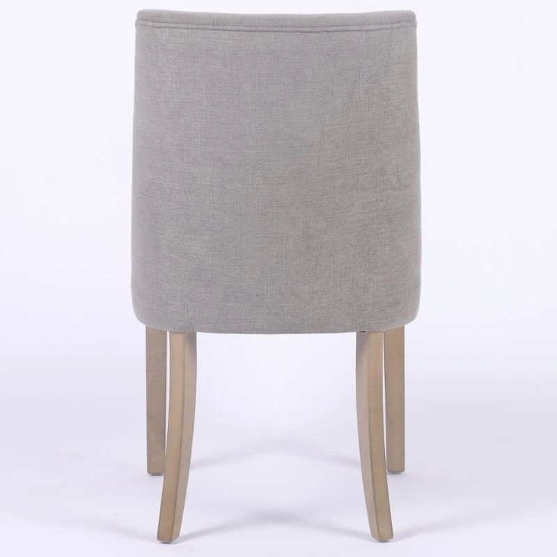 Rosa Sand Linen Dining Chair | Dining Room | Dining Chairs | The Elms