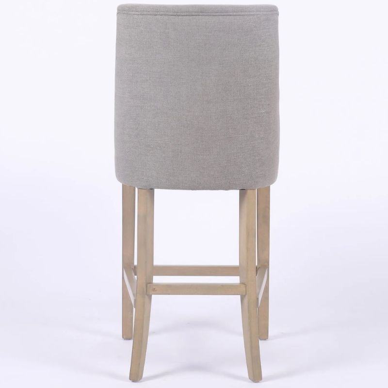 Rosa Sand Linen Counter Stool | Dining Room | Bars & Barstools | The Elms