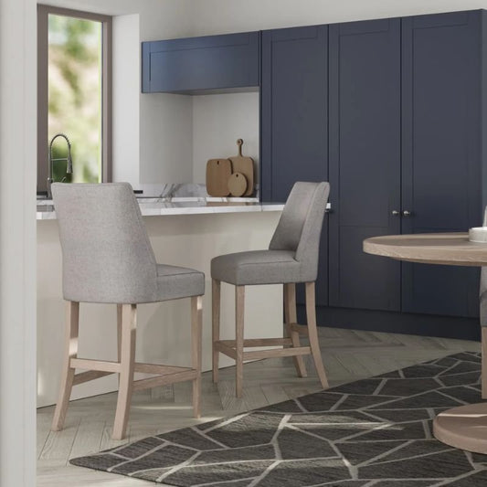 Rosa Sand Linen Counter Stool | Dining Room | Bars & Barstools | The Elms