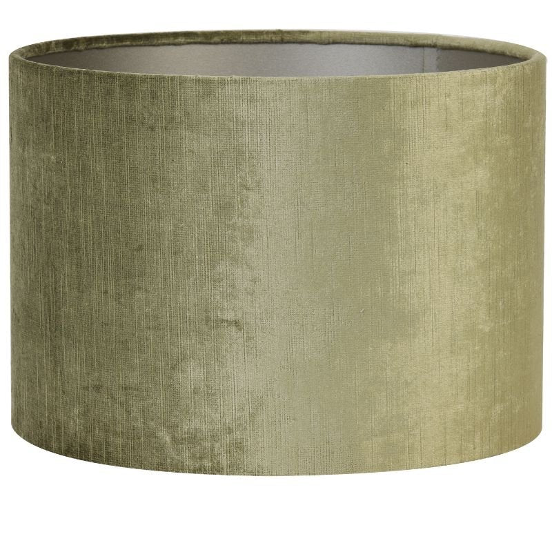 Gemstone Olive Cylinder Lamp Shade - 30cm | Lighting Accessories | Lamp Shades | The Elms