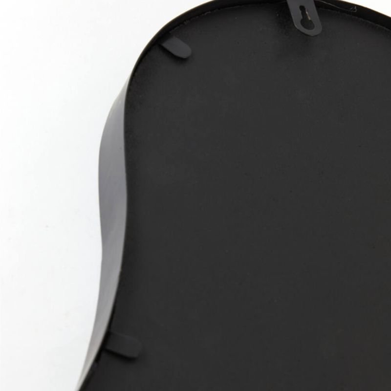 Levu Matte Black Wall Mirror - 39cm x 59.5cm | Wall Decor | Mirrors | The Elms