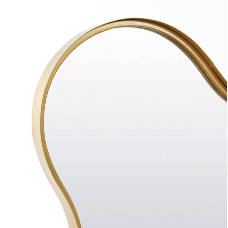 Levu Gold Wall Mirror - 39cm x 59.5cm | Wall Decor | Mirrors | The Elms