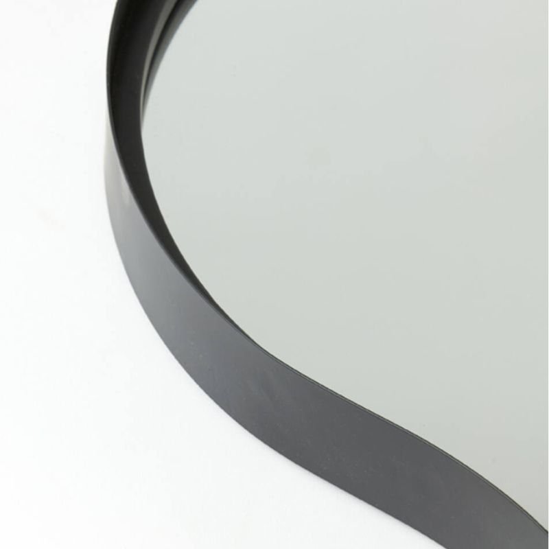 Suva Matte Black Wall Mirror - 65cm x 63cm | Wall Decor | Mirrors | The Elms