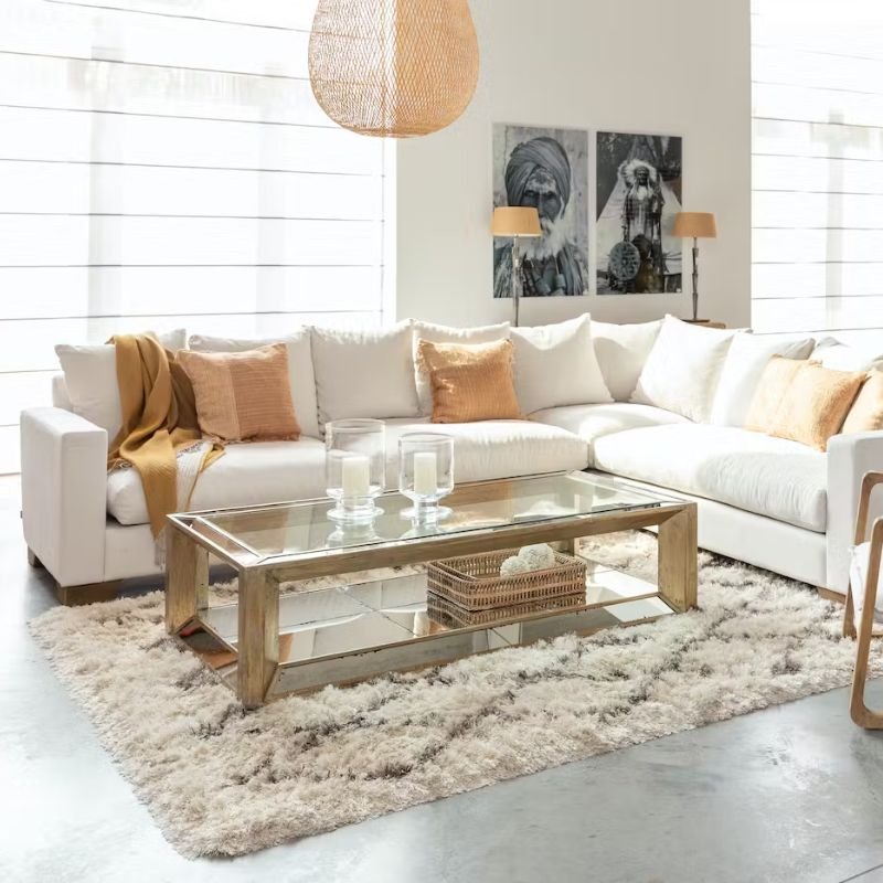 Mitchell Rectangular Coffee Table - 160cm x 80cm x 40cm | The Elms