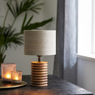 Mauro Oil Brown Table Lamp Base - 15cm | Lighting Accessories | Lamp Bases | The Elms