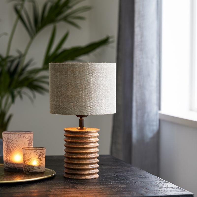 Mauro Oil Brown Table Lamp Base - 15cm | Lighting Accessories | Lamp Bases | The Elms